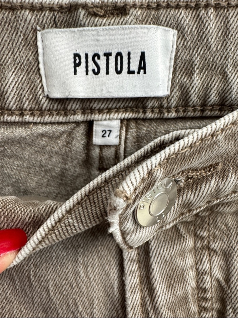 Pistola Kyra High Rise Bowed Wide Leg - Picture 5 of 8